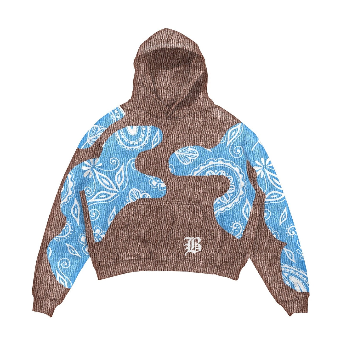 Brown Paisley Reengineered Sweatsuit - βStealthβ