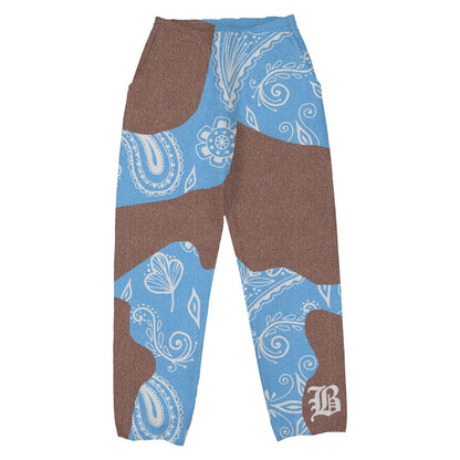 Brown Paisley Reengineered Sweatsuit - ‘Stealth’