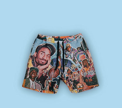 'Virtue' Tapestry Shorts