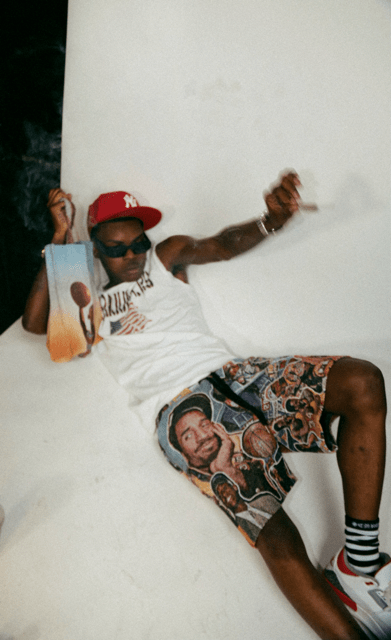 'Virtue' Tapestry Shorts