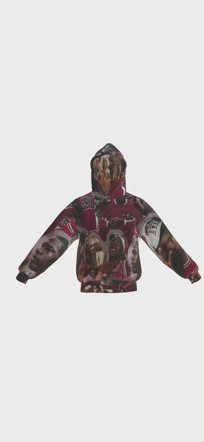 All Over Print Tapestry Sweatshirt Hoodie - ’23’